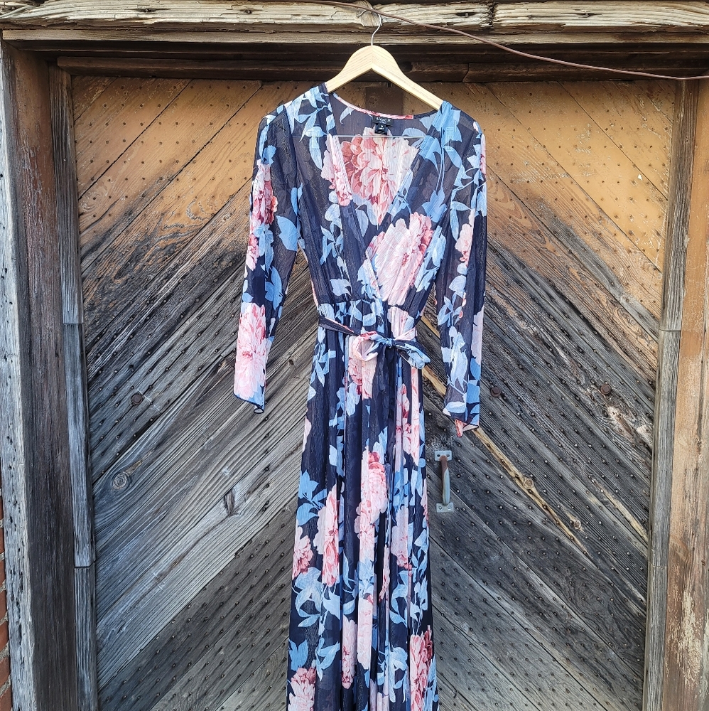 Alexa B Nites Long Dress - Floral